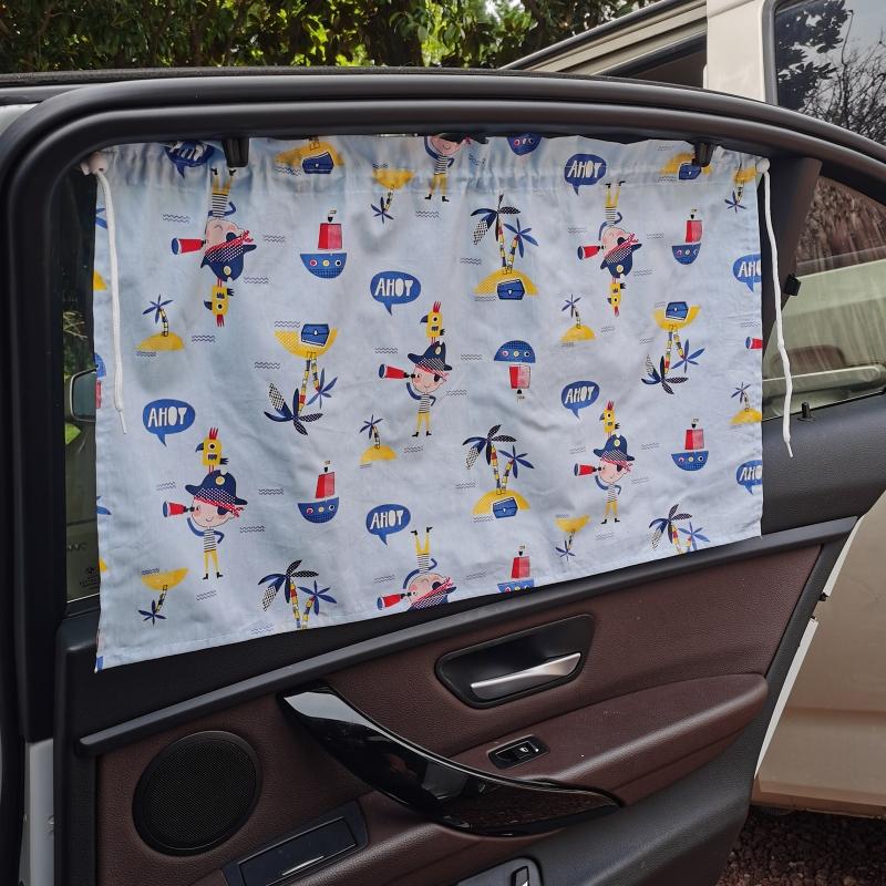 Retractable Suction Cup for Sun Shade UV for Protection Car Curtain Window Sunshade Side Window for Sun Visor Summer for