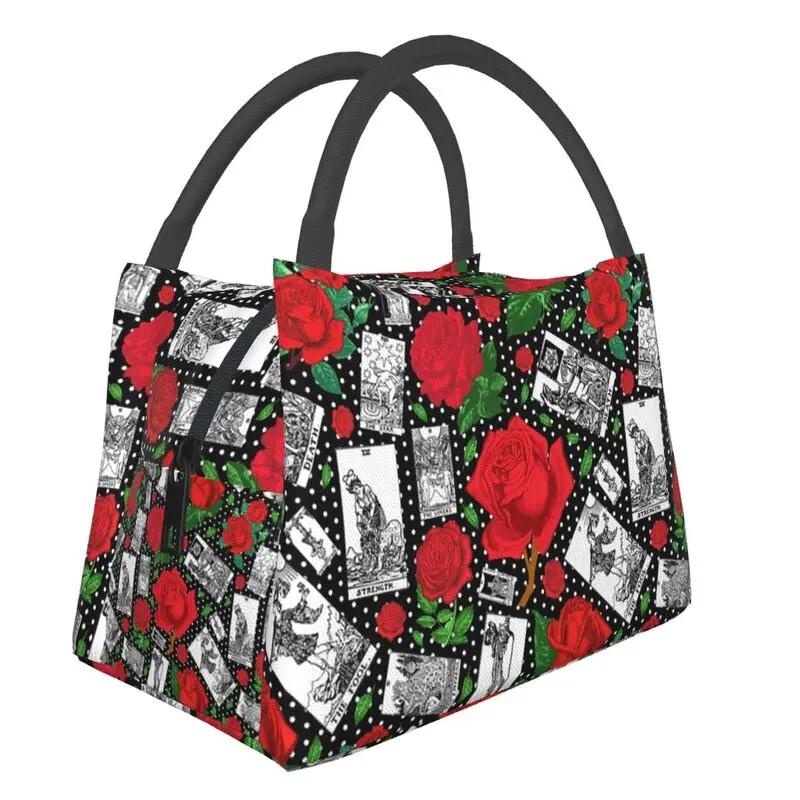 Personalizat Arcanele Majore ale Tarotului Geantă de Prânz Bărbați Femei Caldă Cooler Izolată Cutie de Prânz pentru Picnic Camping Muncă Călătorie