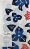 Yagisei Chū-sen Tenugui (Dyed Hand Towel) Bingata Artist Series "Southern Flower (Blue)" Okinawa Colorful Made in Japan