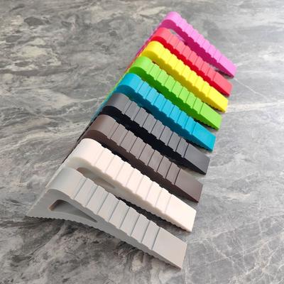 Shock Absorbent Door Stoppers Anti-slip Multi-functional Door Wedge Door Protection Door Handle Stopper Doorstop Accessories