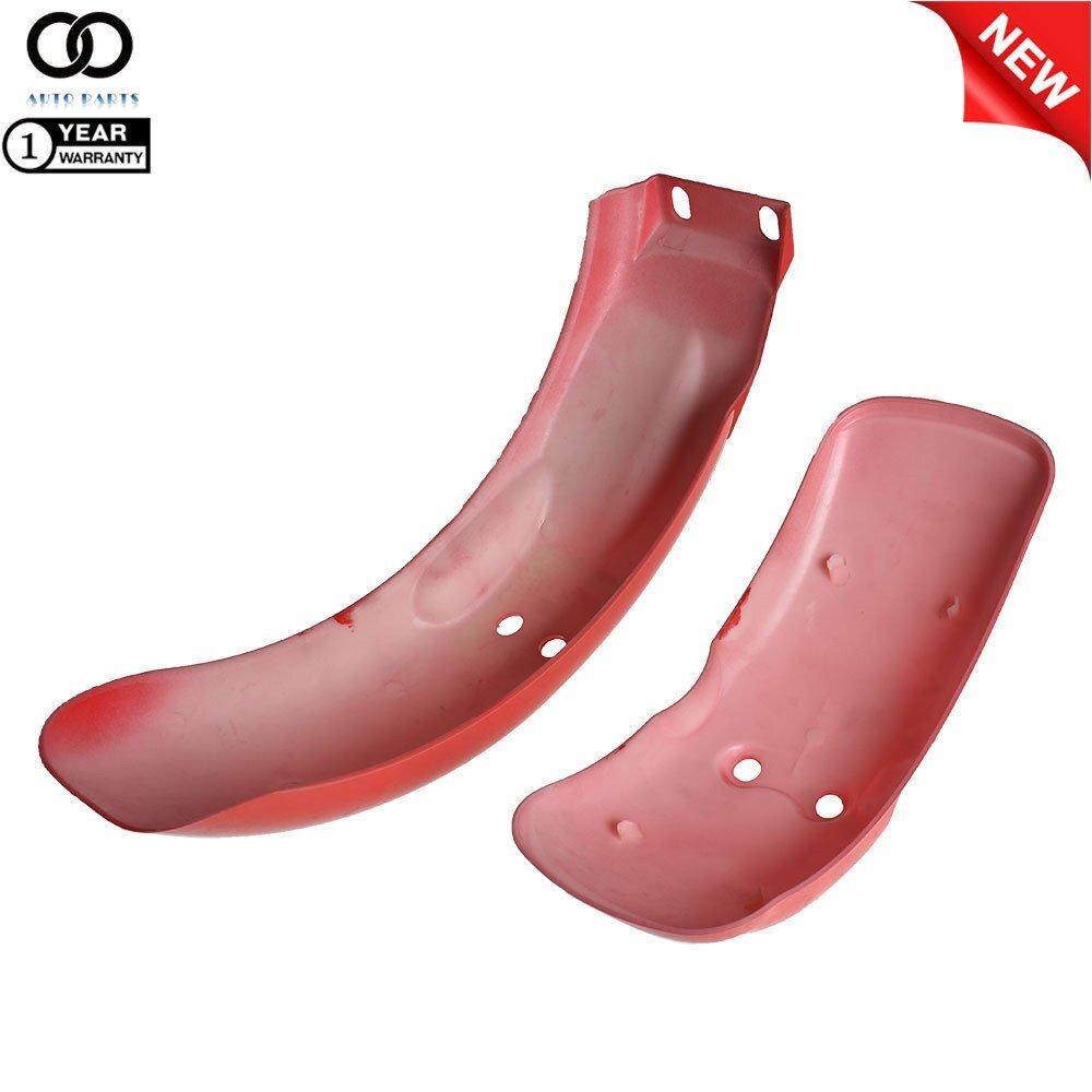 For Honda Mini Trail Z50 Z50A Z50J Z50R Plastic Fender Front & Rear Wheel Red