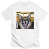 Custom Big Floppa Caracal Cat Funny Meme T Shirt Men ShortSleeve Tshirt Casual Tee Tops Pure Cotton Slim Fit Tshirts Merch