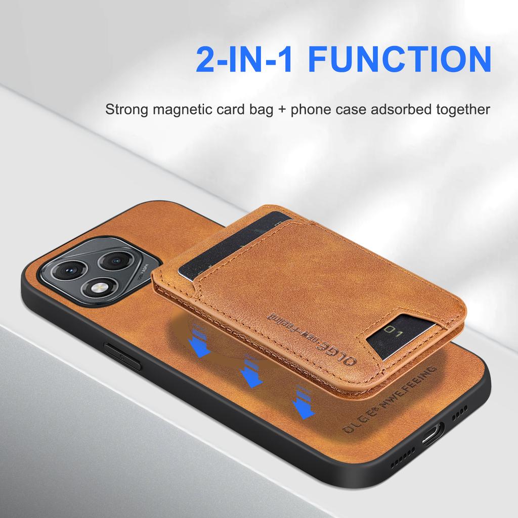 Portofel Suport Card Husă pentru Honor 400 200 90 Magic 7 Lite Husă Magnetică Piele pentru Suport Mag-safe Carcasă Moale pentru Telefon