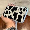 Cow Pattern Phone Case For IPhone 17 16 15 14 Plus 13 12 11 Pro MAX 17 Air 16E Screen Protector Casing Shockproof Phone Cover