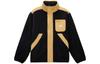 Velvet Jackets Men's Black Stand Collar Thickened And Fleece Lined AMJ33323-BK