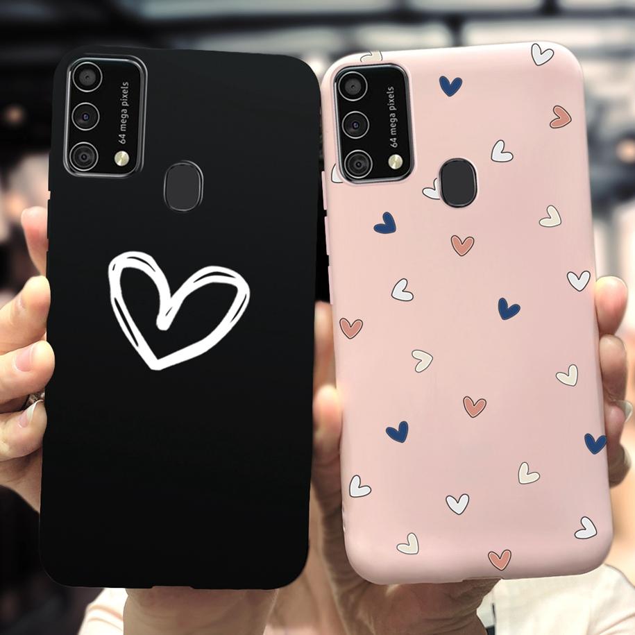 For Samsung Galaxy M31 M21s Case 2020 Couple Love Heart Phone Cover For Samsung M31 Prime SM-M315F M 31 M 21s Soft Case 6.4 Inch