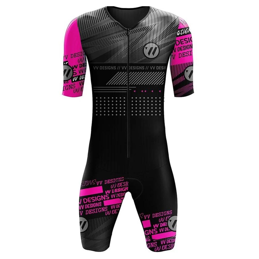 Tuta Triathlon Uomo Manica Corta Ciclismo Costumi da Bagno Maglia da Ciclismo Personalizzata Tuta Abbigliamento Ropa Ciclismo Tuta