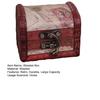 Wooden Box Retro Large Capacity Storage Desktop Decoration Stamp Small Box Office