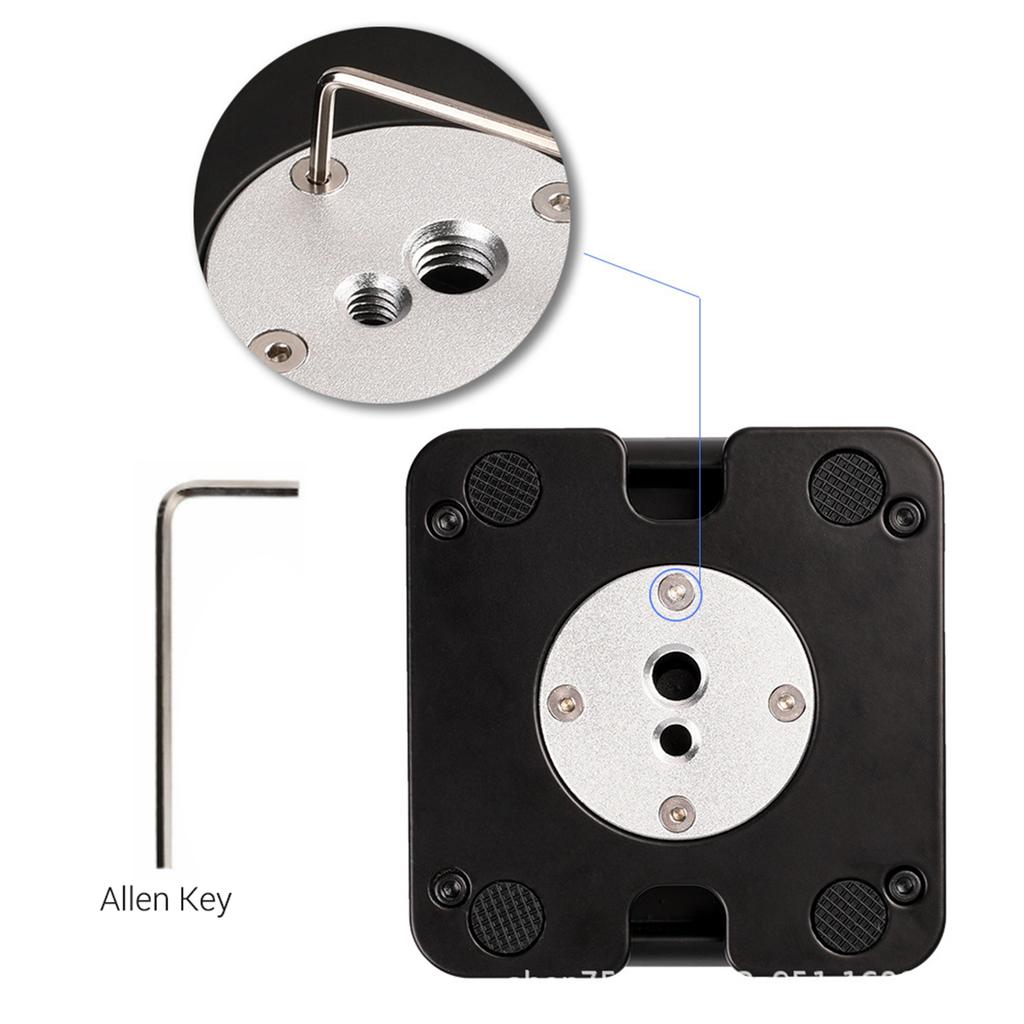 Aluminum Z Flex Tilt Tripod Head 2KG Payload with Universal 1 4 3 8 Screw Bubble Level for DSLR Camera Mounting