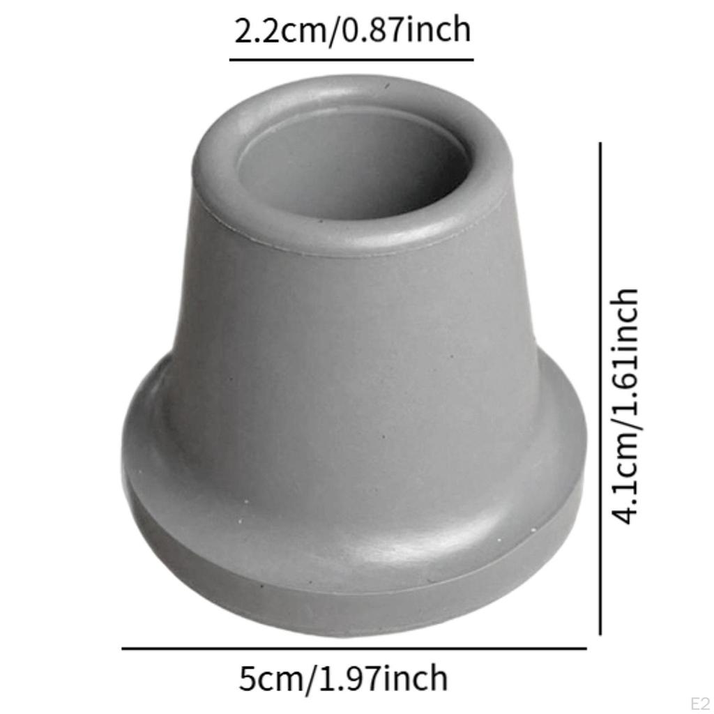 4 Stück Ersatzfüße für Duschstuhl Gummispitzen Rutschfest Verschleißfest Hochfest