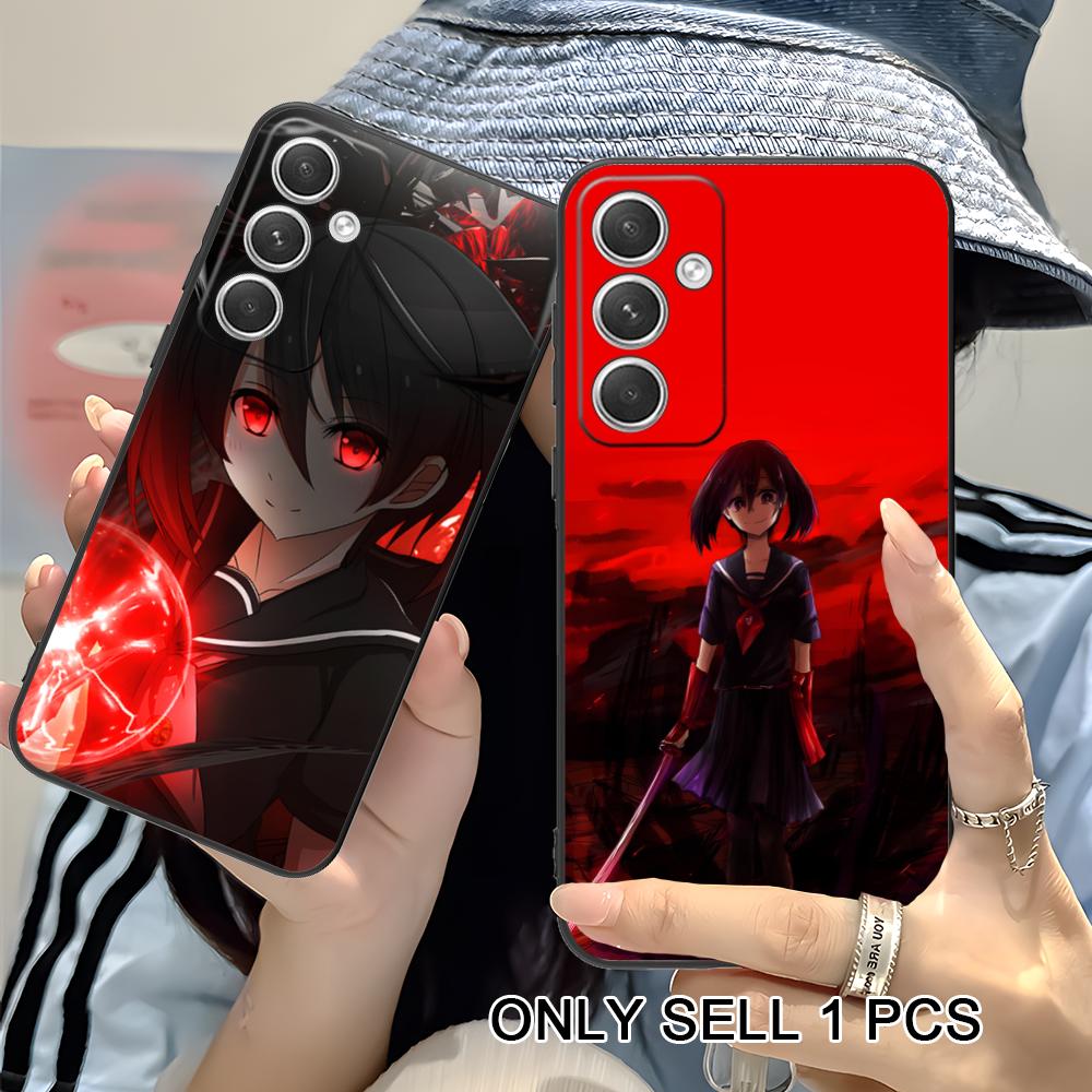 Akame Kurome Matte TPU Mobile Phone Case for Samsung Galaxy S26 S25 S24 S23 S22 S21 S20 Note20 Plus FE Ultra Colorful Cover