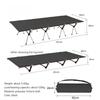 Upgrade 4 Rods Widen Folding Camping Cot Bed 80/90cm Portable Ultralight Outdoor Travel Sleeping Bed 1-2 Person Camp Folding Bed