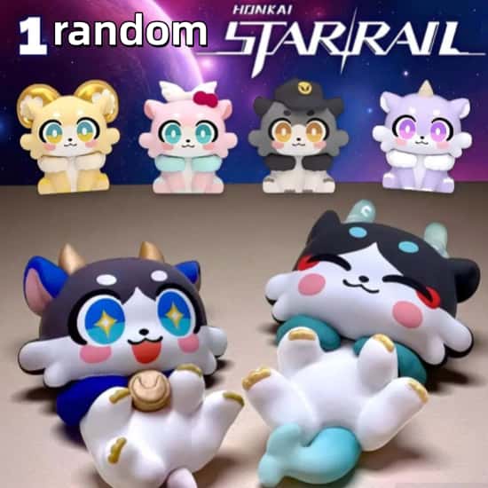 

Хонкай: Фігурка-сюрприз Star Rail Chimera – 1 упаковка (4 шт) Випадковий стиль