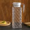 Household Acrylic Diamond Pattern Juice Pot Bottle Beverage Pot Kettle Kitchen UtensilsTransparent