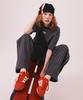 Minasu Mns Pinstripe Wide Brushed Pants_Gray