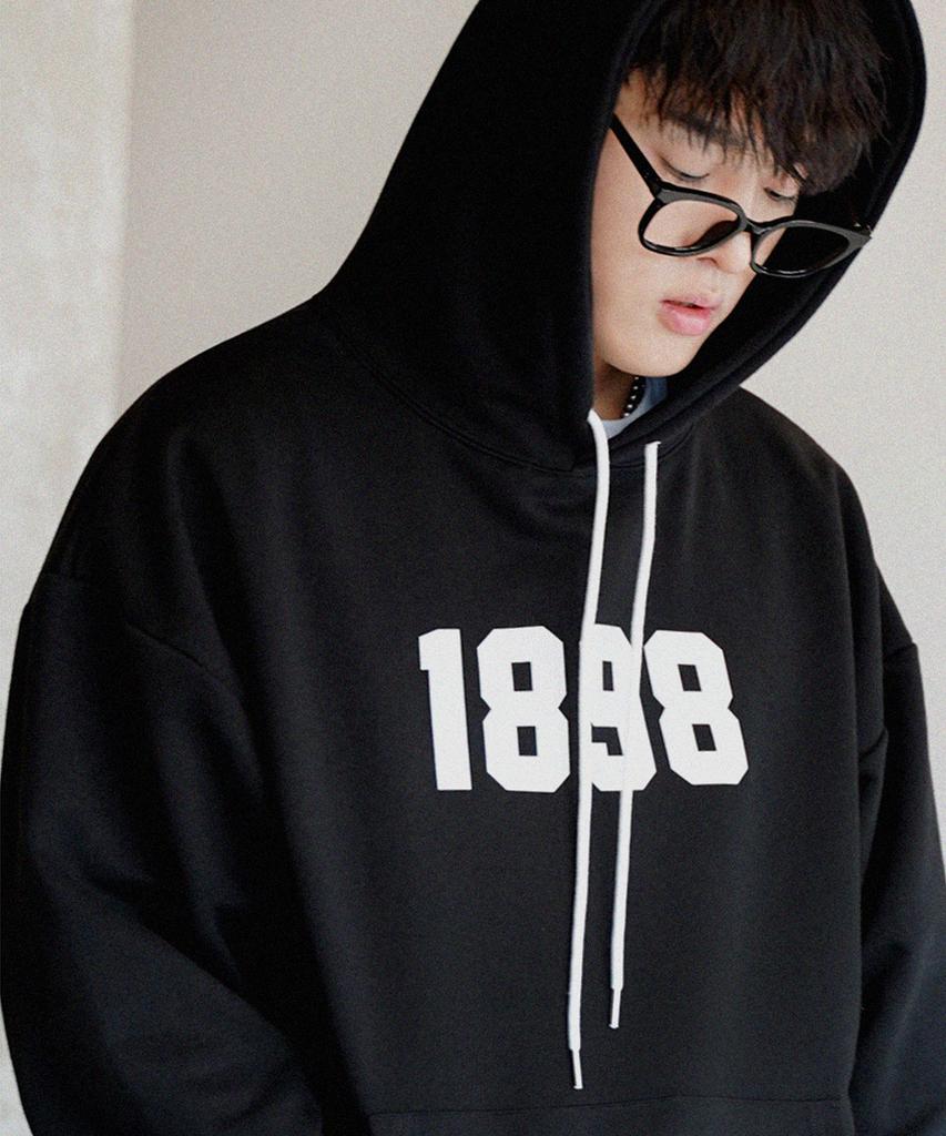 1898 Garments Sweat Hoodie [Black]
