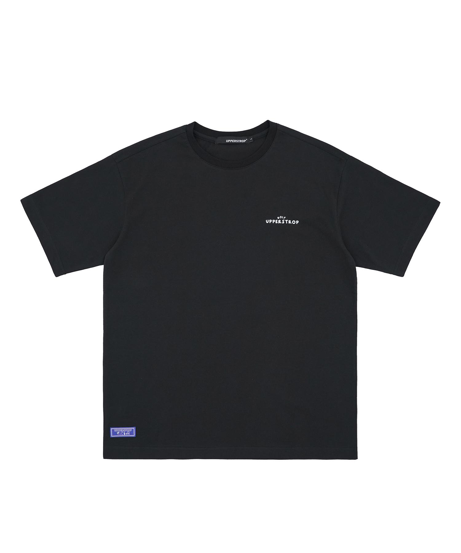 Upper Strop Golf [Up9061] Upst Golf Retro Drawing Graphic T-Shirt Black L