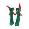 New Year Gifts Long Tube Hose Socks Breathable Cartoon Xmas Socks  Streetwear
