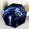 1pc Corpse Bride Automatic Opening/Closing Folding Umbrella with 8 Ribs, Portable Sunshade Umbrella Birthday and Holidays gifts yy250105090