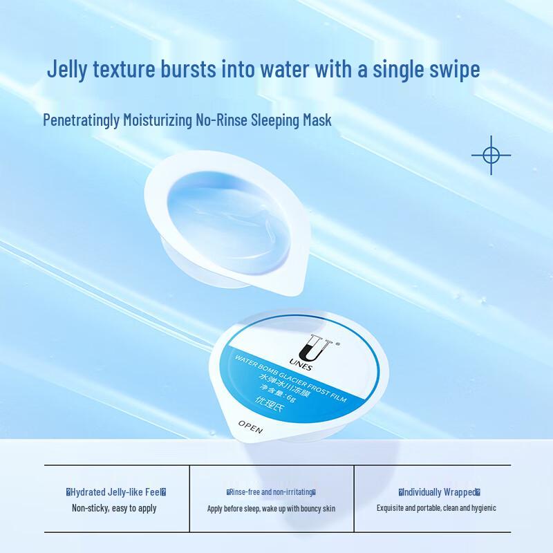 Unirees Water Bomb Glacier Frozen Sleep Mask