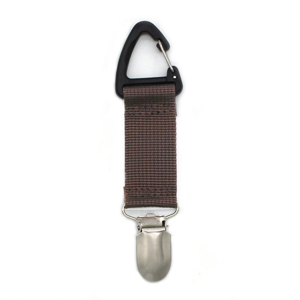 

Universal Hat Clip Lightweight Portable Hat Companion Portable Bag Clip Glove Organizer кавовий