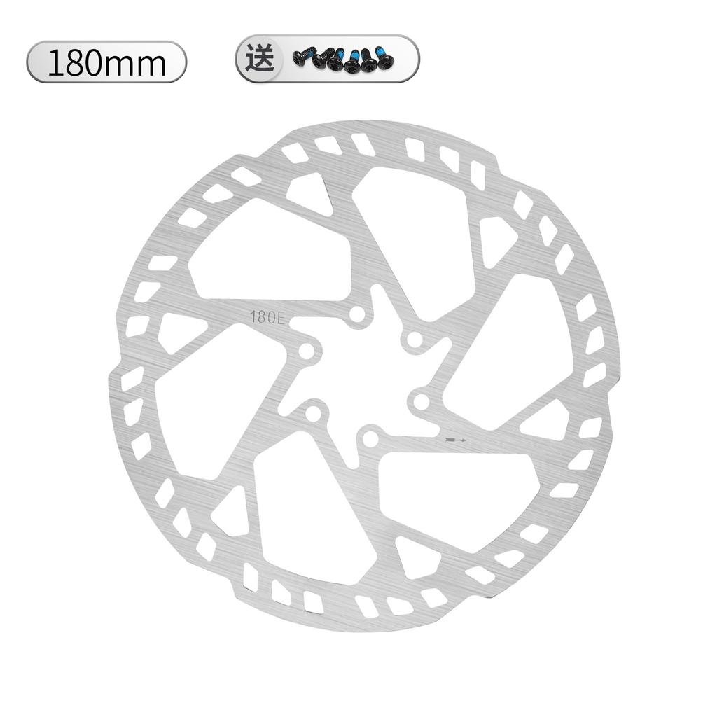 Rotor de Frein à Disque Électrique et Vélo SNAIL L-013 160mm Disque en Acier à Six Rayons 2,3mm avec Plaquettes Composant