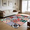 Colorful Ethnic Vintage Carpets Bohemian Living Room Decoration Large Area Rugs Washable Floor Fluffy Mat for Bedroom Bedside