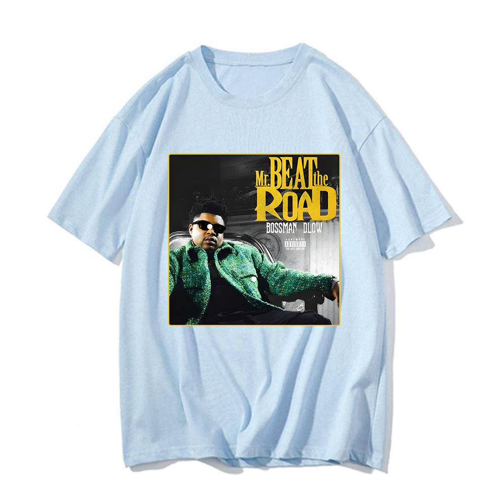 BossMan Dlow Pattern printed T-shirt Hip HopShort sleeved men women Tee-shirt new fashionable cotton Tshirt Fan Creative Gifts
