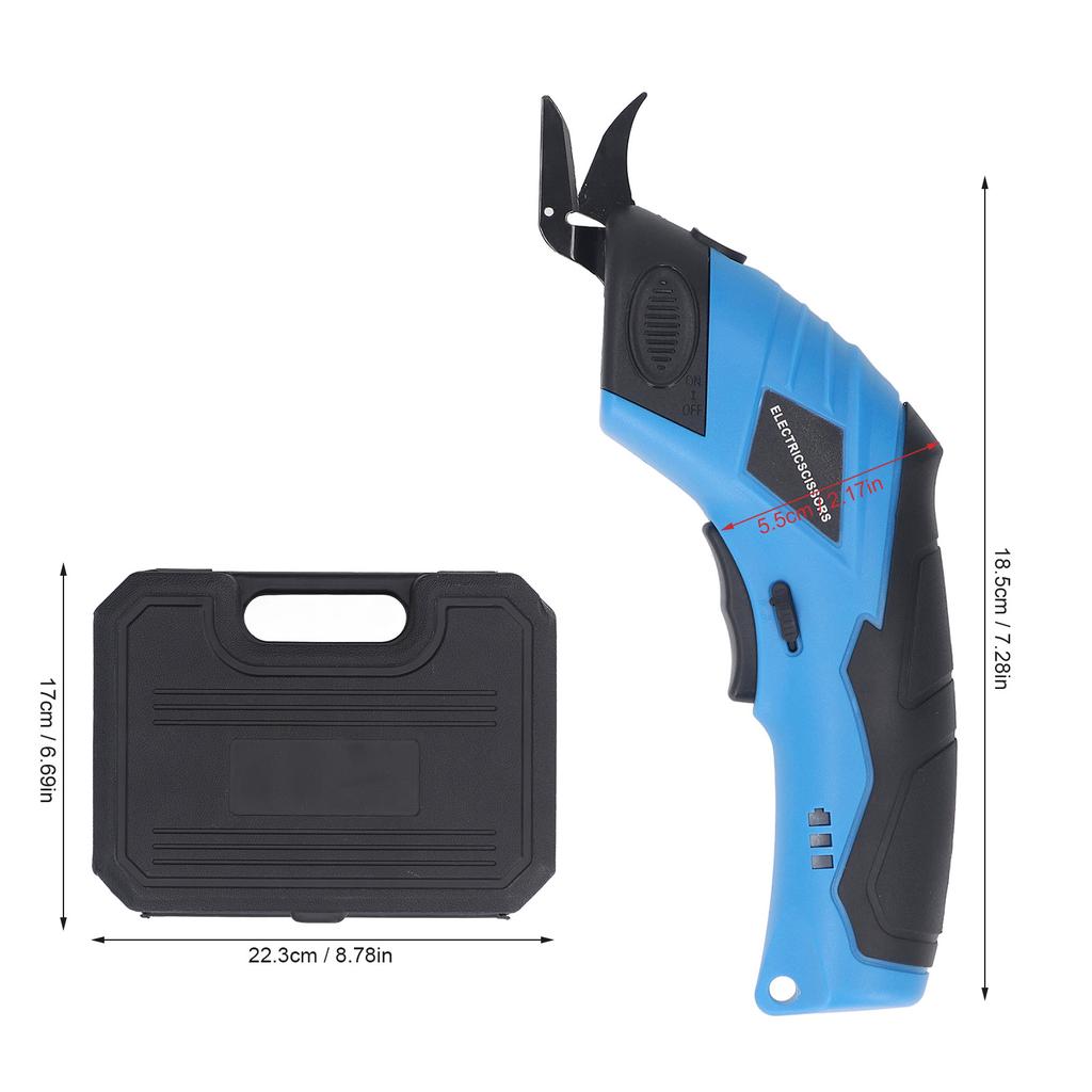 Electric Fabric Scissors Cordless Rechargeable Portable Electric Scissors for Cotton Linen Silk