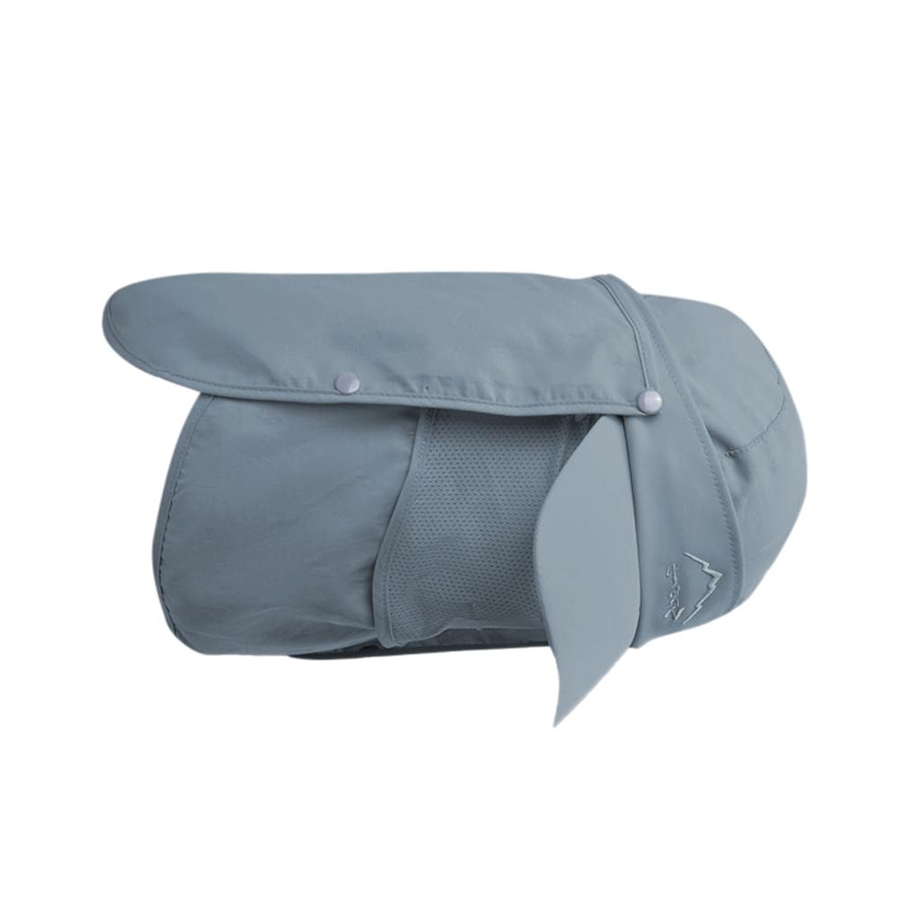 Unisex Multifunctional Sun Visor Hat 360° Sunscreen Removable Face Cover Neck Flap Breathable Sun Hat for Fishing Climbing