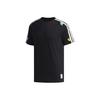 Camiseta de Manga Corta Neo Casual para Hombre Tops Negro FM0321
