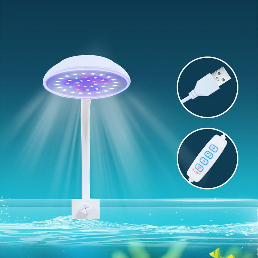 5/7W Clip on Aquarium Light 360-degree Aquarium Plant Light Durable LED Aquarium Light Aquarium