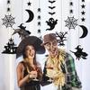6ks Halloweenský Duch Čarodějnice Závěsná Ozdoba Happy Halloween Dekorace pro Domov Koleda nebo Sladkost Foto Rekvizita Halloweenské Potřeby