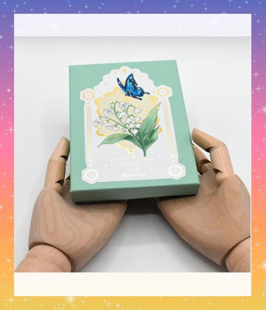 Flower Message Oracle Cards, Blossom, with Japanese Instructions, Oracle Tarot Card Fortune Telling [Authentic]