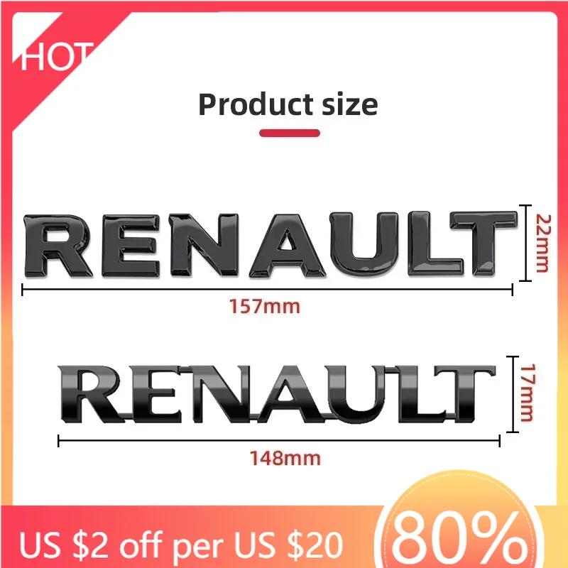 For Renault 2026 New Hub Caps For Renault Megane 2 Duster Logan Captur Clio Laguna Fluence Kadjar Accessories ABS 3D logo Car Re