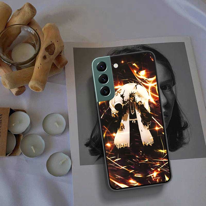 BLEACH Zaraki Kenpachi Phone Case For Samsung Galaxy S22 S25 Ultra S21 S10 Plus S26 Edge S20 S23 S24 FE Cover Silicone Soft