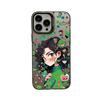 Green Girl Applies To Apple 16 Mobile Phone Case 15pro Protective Soft Case iPhone13 Color Silver 12 All-inclusive Xsmax