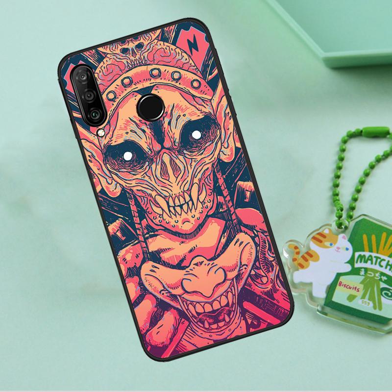 

Samurai Mask Warrior Helmet For Huawei Nova Y90 Y70 Y60 Y61 Y91 Y72 9 10 SE 12i 12s 11i 5T P60 Pro P20 P30 P40 Lite Case Huawei Nova 7i