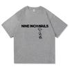 Camisetas Nine Inch Nails Boys Noize Design Camiseta do Álbum Nine Inch Noize Algodão Camisetas Masculinas e Femininas Tops