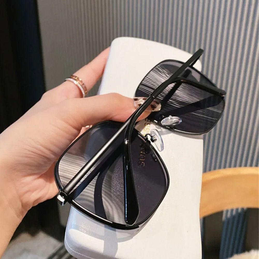Outdoor Use Fashion Design Oversized Square Sunglasses Gradient Lens Round Face Fit Uv400 Eyewear Sports Shades For Women & Men