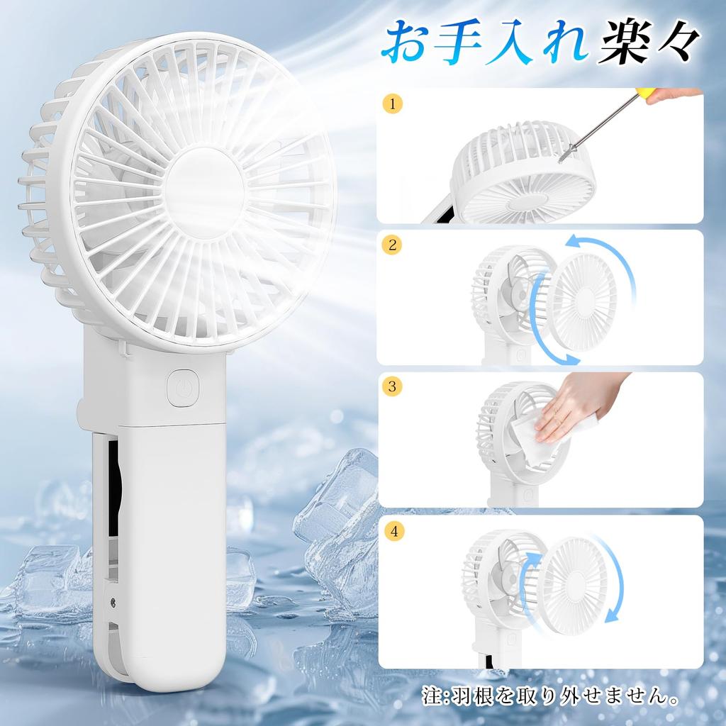 Boleve Portable Fan with Parasol Latest High Quiet Portable Fan with or Neck 3 Airflow Fast Portable Mini Heatstroke Heat Fireworks Day Japanese