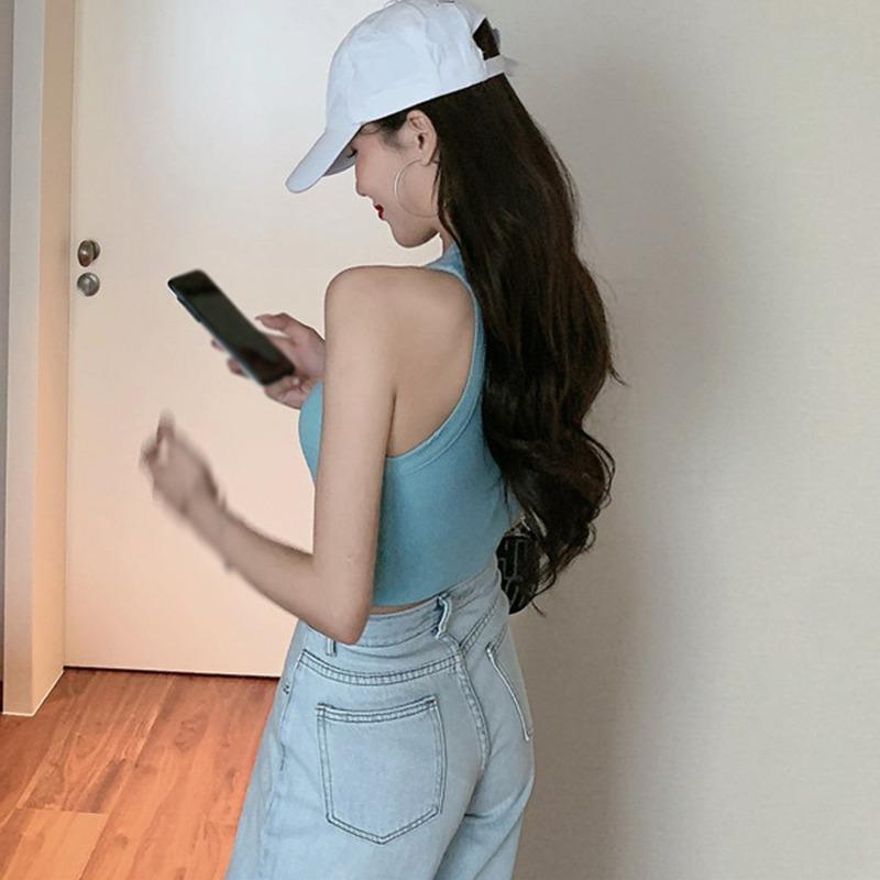 Dámský top s kulatým výstřihem, slim, odhalující pupík + sukně, dvoudílný set