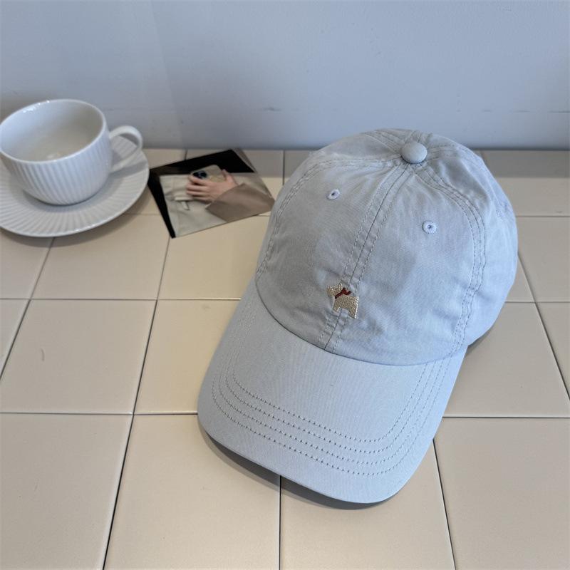 Cartoon Cute Puppy Cap Children Spring and Summer Simple Versatile Soft Top Embroidery Baseball Cap Cap