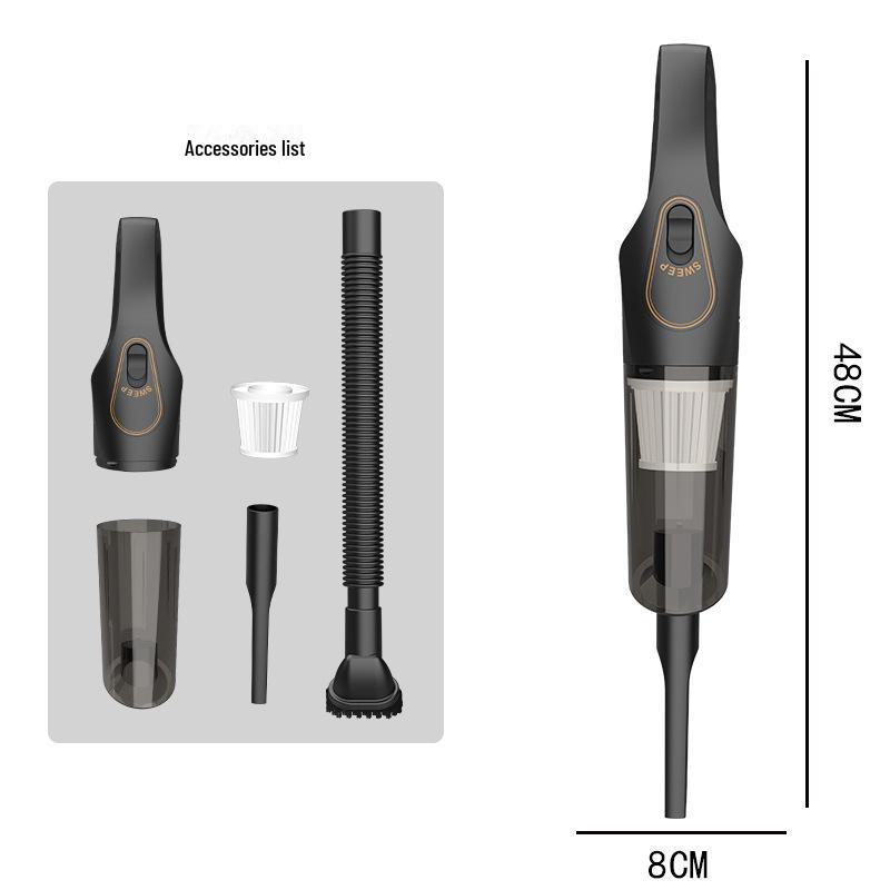 Wireless Portable Handheld Vacuum Cleaner for Home and Car - High Power, Detachable, Compact Cleaning Machine