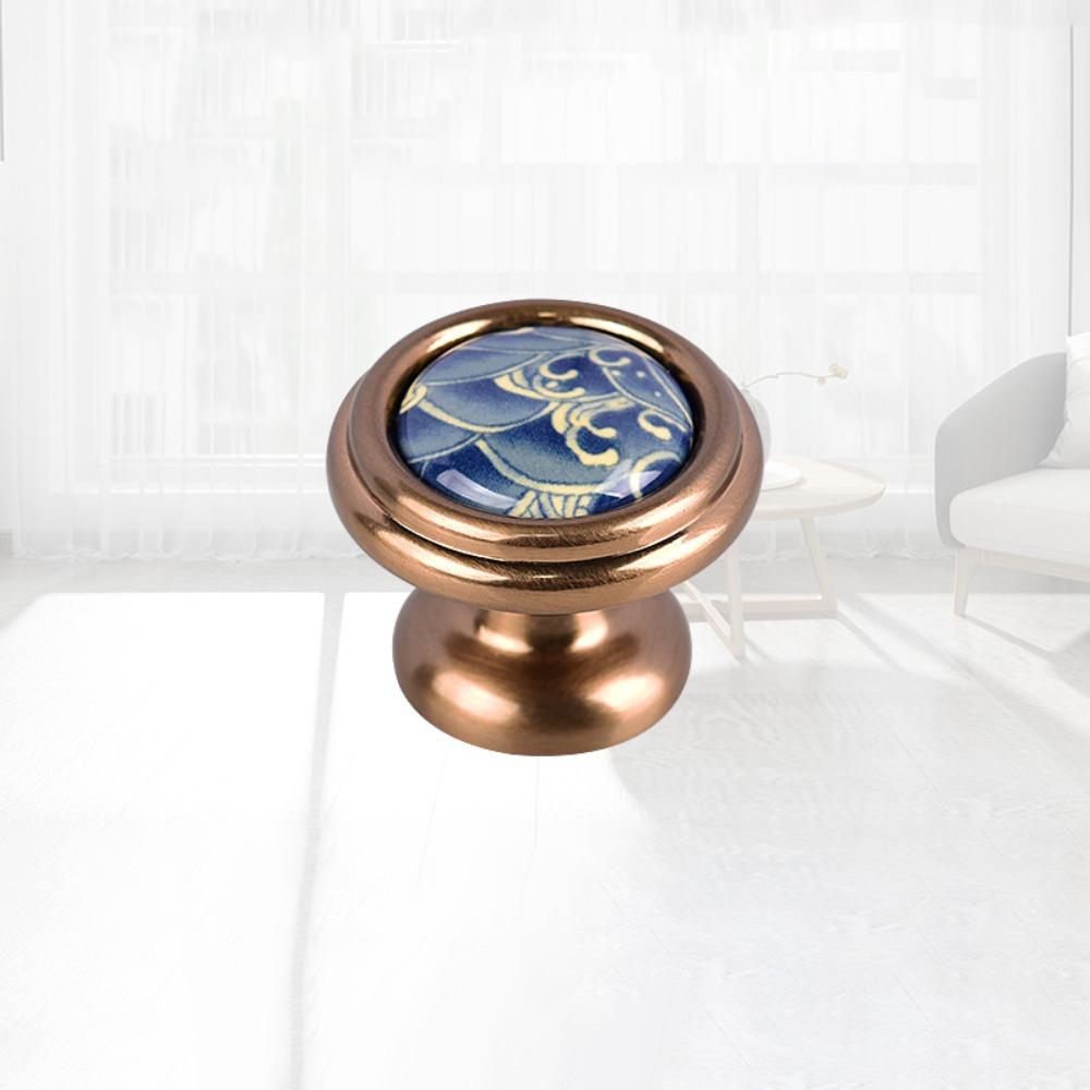 2pcs Contemporary Luxury Handles High-end American-style Handles European Ceramic Knobs  Cabinets