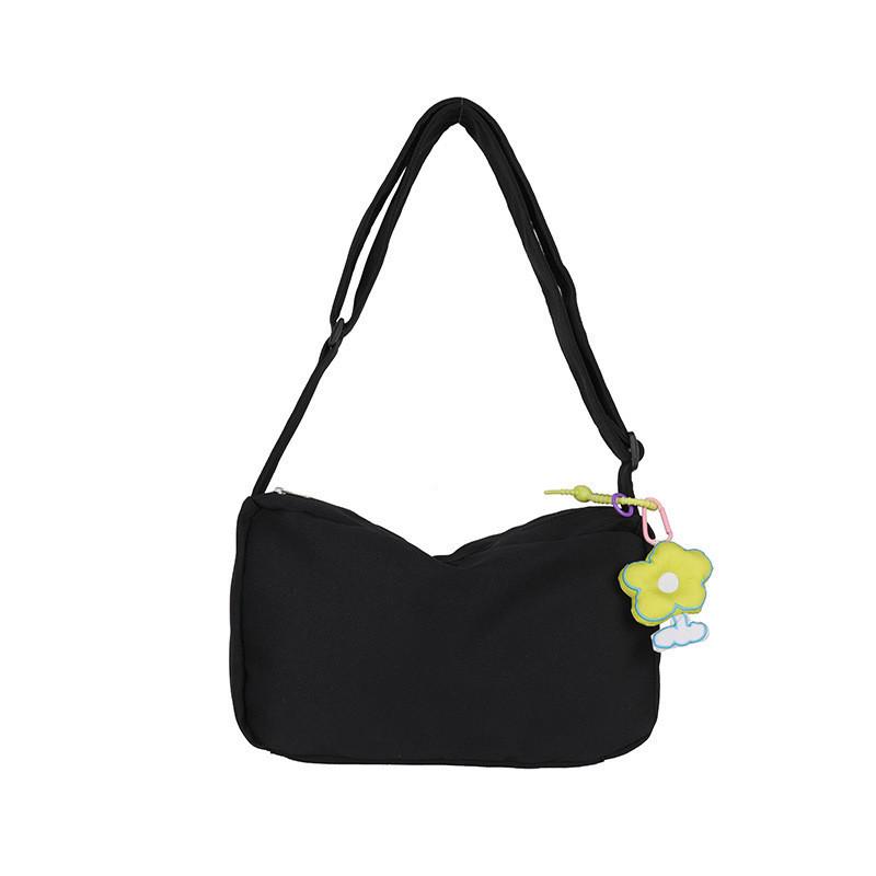 Chic Korean Nylon Crossbody Bag Stylish Small Shoulder Bag For Girls Trendy Design