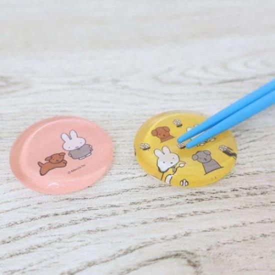 Marimo Craft MIFFY SNUFFY Glass Chopstick & Rest, Pink, 3.85cm, DBM-1928