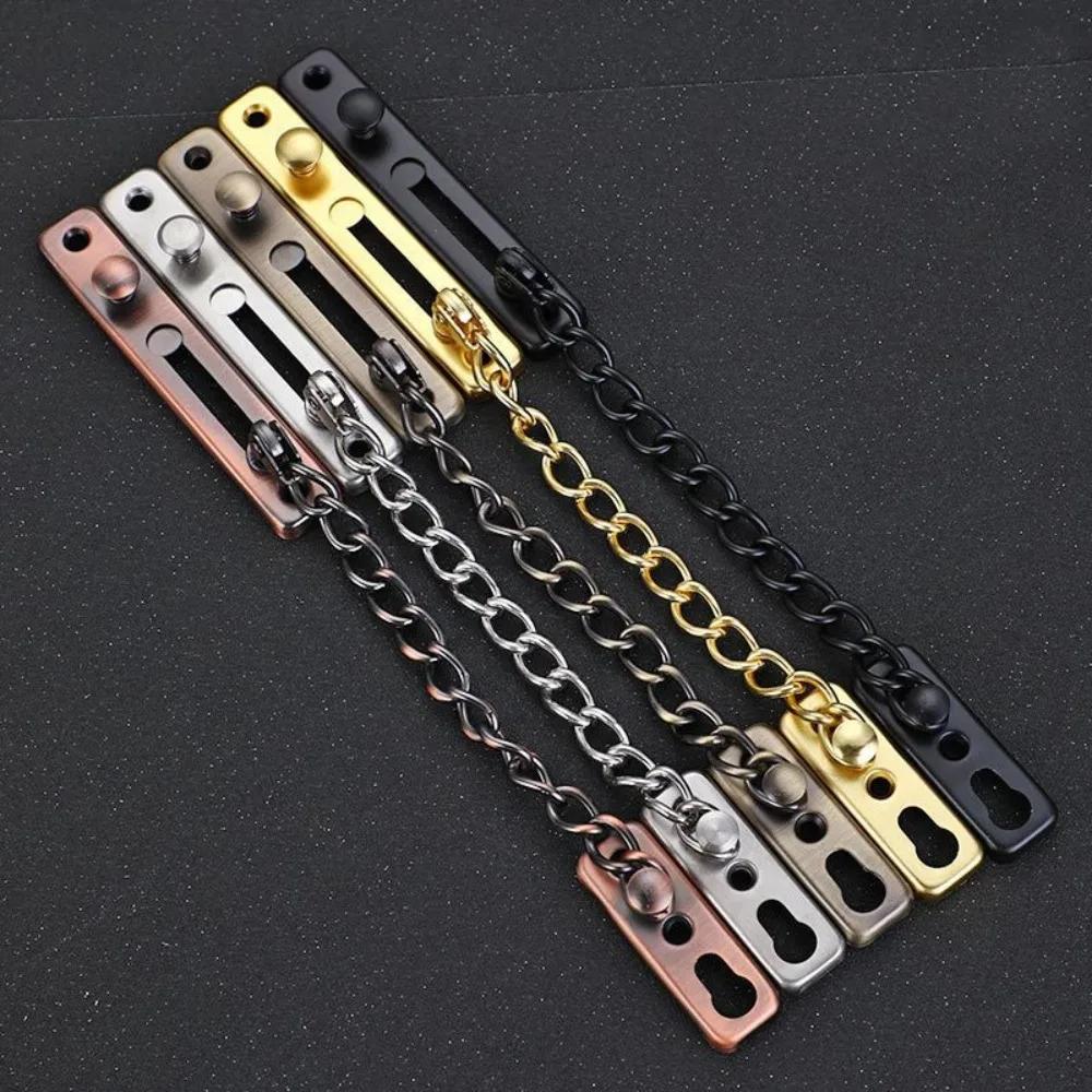 Stainless Steel Key Anti-theft Chain for Hotel Room Door Thickened Stainless Steel Key Anti-theft Chain Sliding Reverse Chain