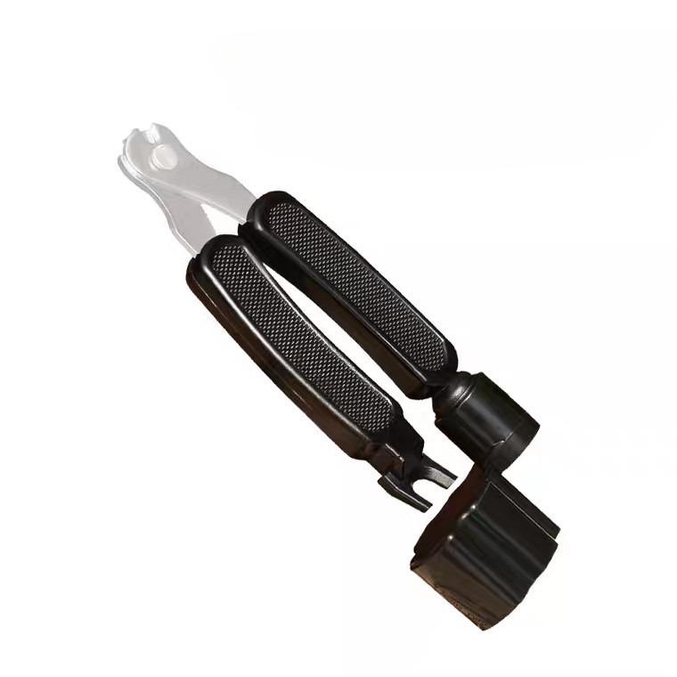 

3-в-1 Намотчик гитарных струн Многофункциональный инструмент для смены струн с резцом и съемником колышков бриджа Важный аксессуар