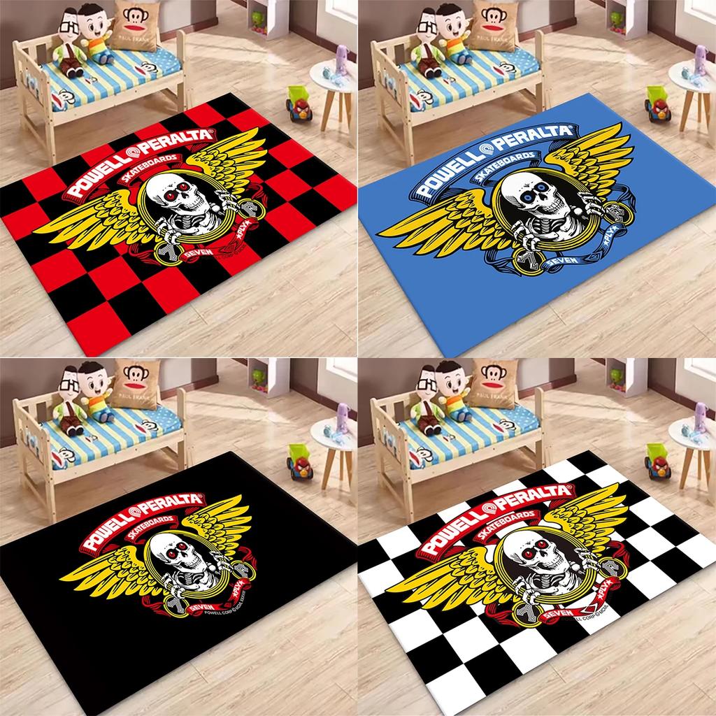 P-Powell P-Peralta skateboard Tappeti Antiscivolo Tappeto Multifunzione Tappeti per Soggiorno Zerbini per Ingresso Casa Cucina Corridoio